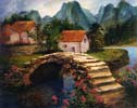 Chi Yu - Little Stone Bridge into the Village